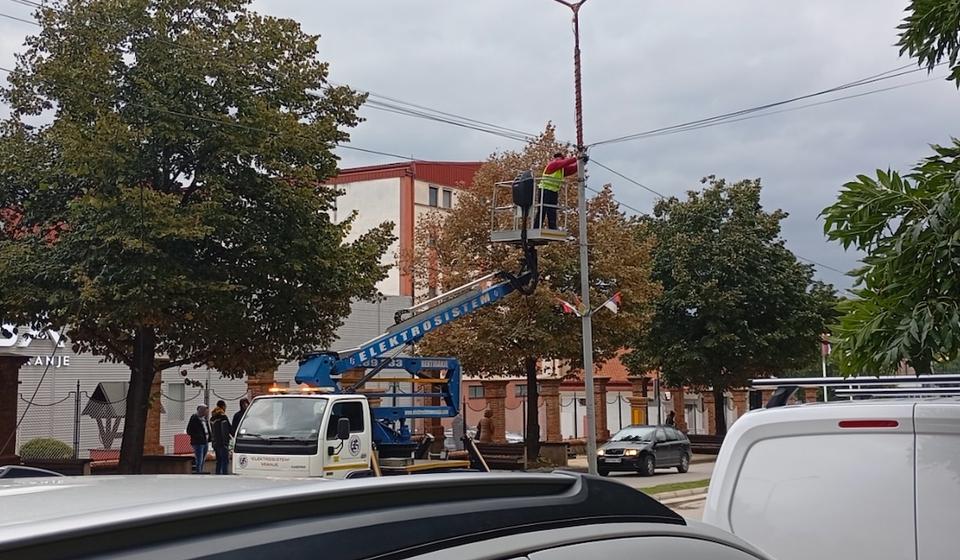 Prizor iz glavne ulice u Vranju u utorak popodne. Foto Vranje news