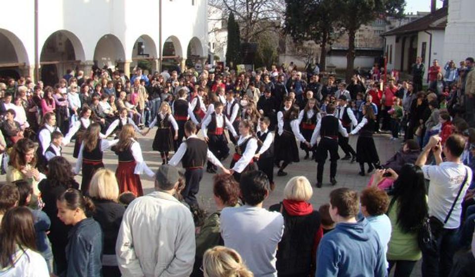Prizor sa jedne od ranijih proslava Vrbice u Vranju. Foto Eparhija vranjska