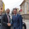 Sem Fabrici i Slobodan Milenković. Foto Grad Vranje