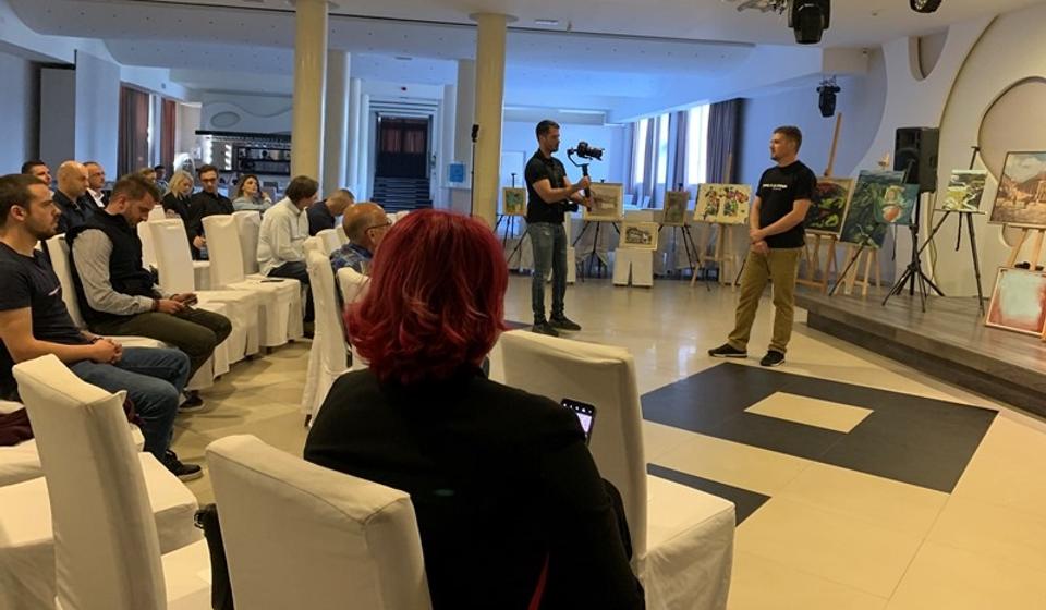 Sa aukcije za Marka Stankovića. Foto Vranje News