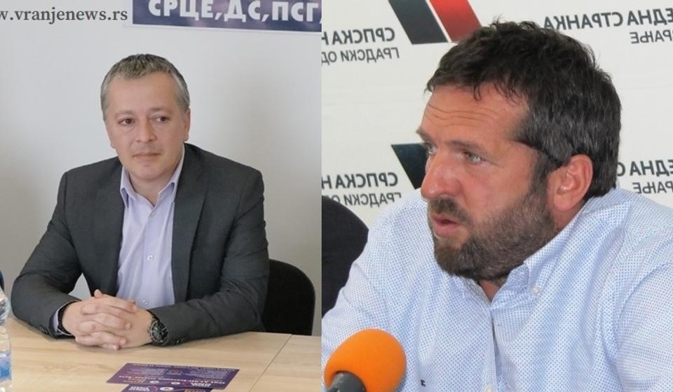 Igor Zlatković (levo) i Goran Nikolić. Foto Vranje News
