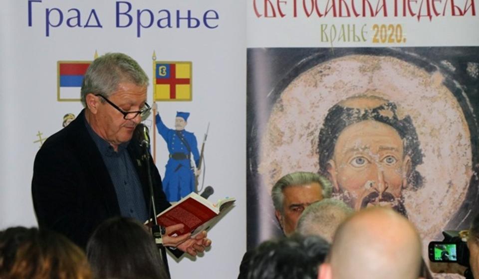 Dragan Velikić bio je jedan od gostiju Svetosavske nedelje 2020. godine na poziv Biblioteke Bora Stankković. Foto Vranje News
