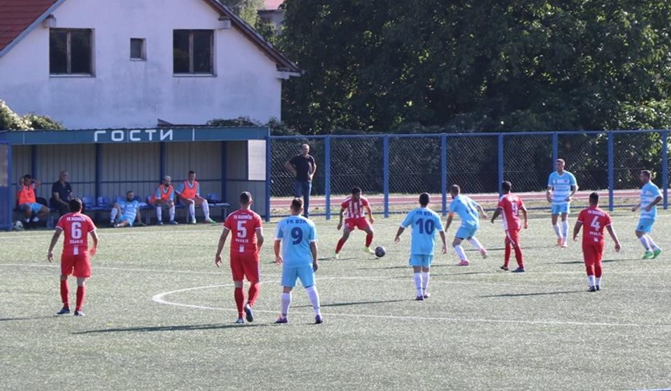 Radnički od starta utakmice sa BSK-om imao inicijativu. Foto Vranje News