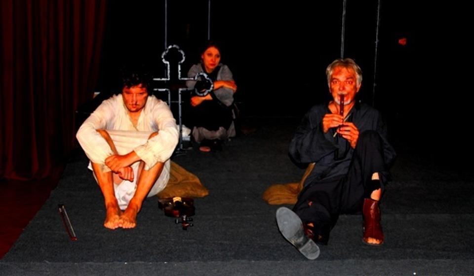 Detalj iz predstave Božji ljudi vranjskog teatra: Borini pozorišni dani 2018. Foto VranjeNews