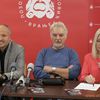 Detalj sa konferencije za medije u vranjskom teatru. Foto Vranje News
