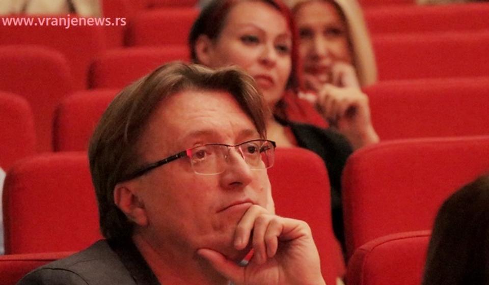 Željko Hubač na jednom od festivala u Vranju. Foto Vranje News