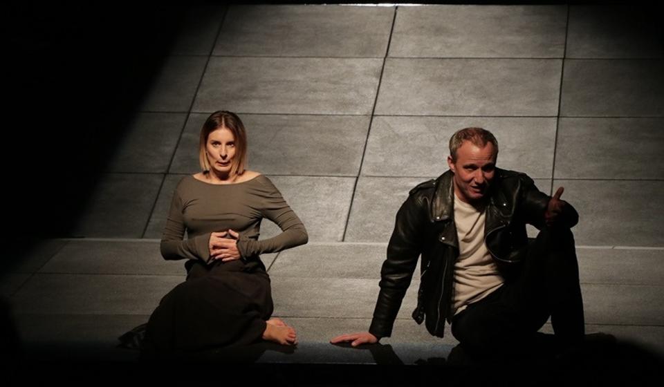 Hana Selimović (Eva) i Miloš Timotijević (Danijel). Foto Vranje News