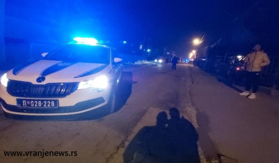 Policija na mestu gde je lociran Marjan Stamenković. Foto Vranje News