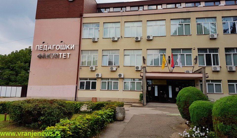 Pedagoški fakultet u Vranju. Foto Vranje News