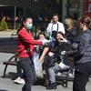 Kon tvrdi da maske više nisu potrebne na otvorenom. Foto G. Mitić