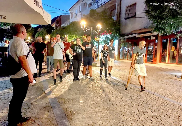 Sa jučerašnje akcije blokada i građanske neposlušnosti. Foto Vranje news