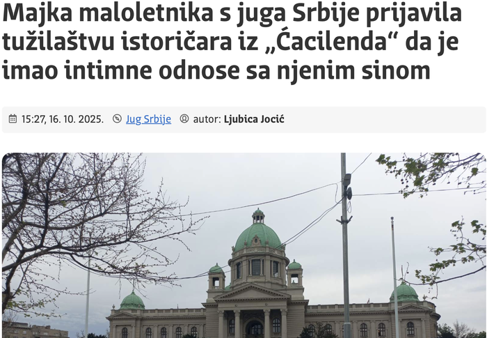 Foto printscreen Južne vesti