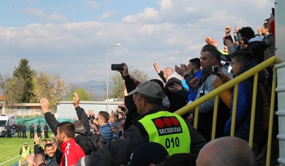 Radost navijača... Foto VranjeNews