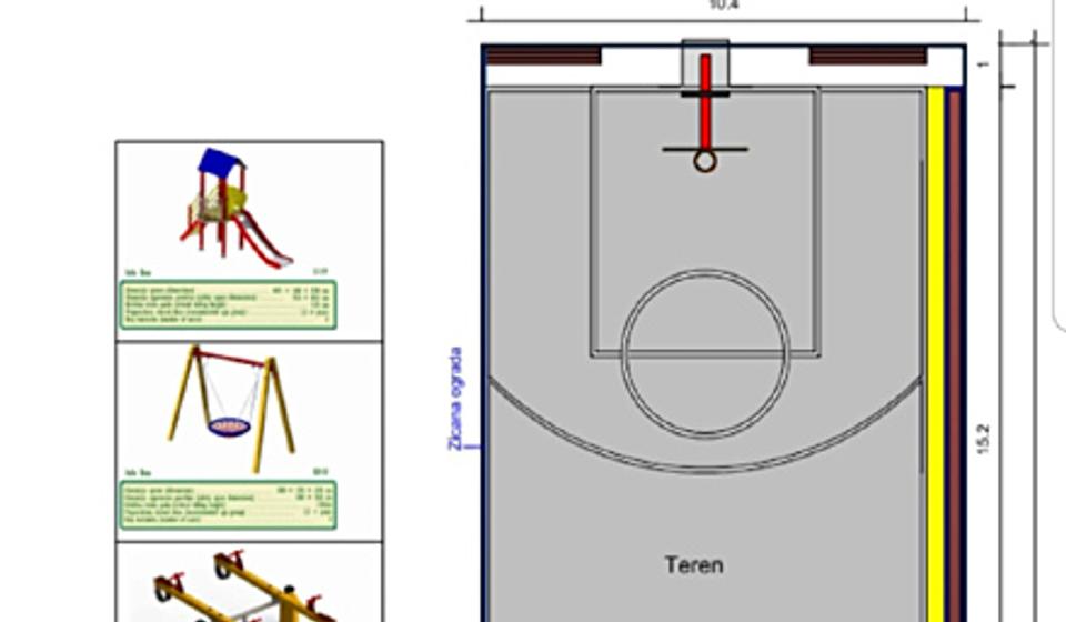 Projekat igrališta. Foto BEV