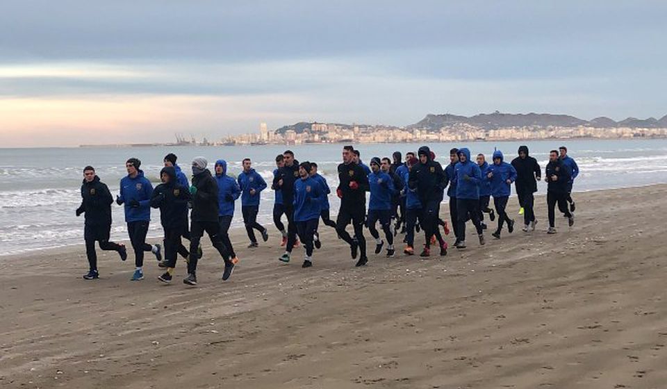 Fizička spremnost igrača podiže se na obalama Jadranskog mora. Foto FK Dinamo