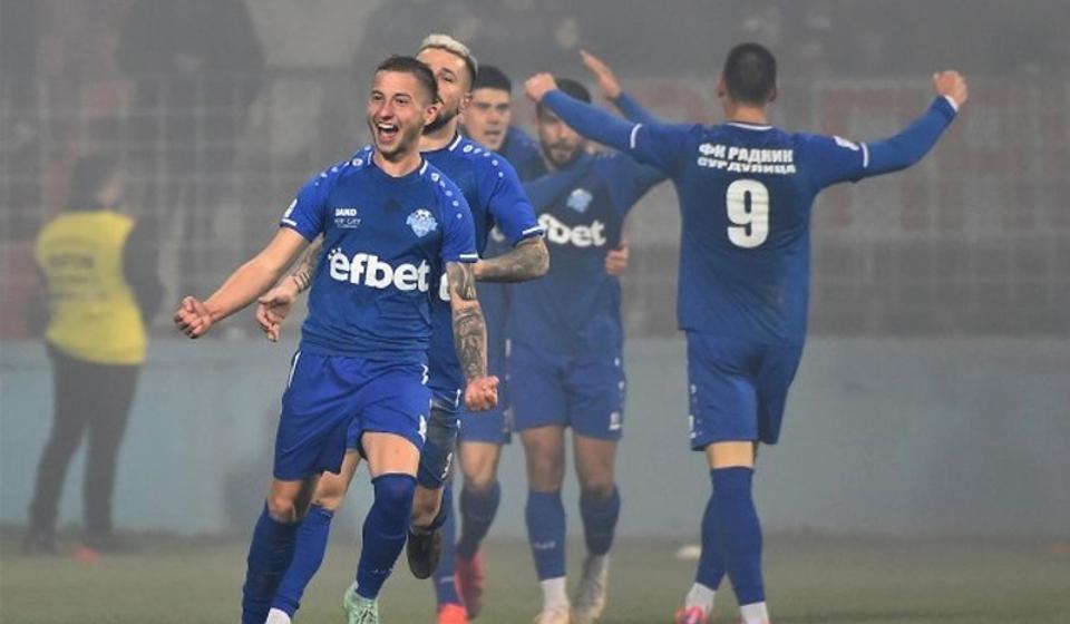 Detalj sa nedavnog meča dva protvnika u Surdulici kada je Radnik slavio. Foto FK Radnik