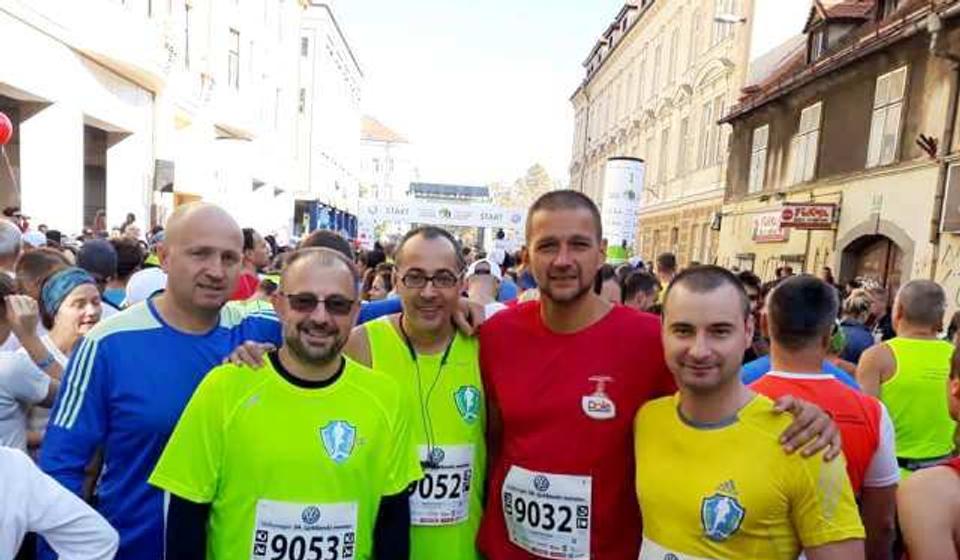 Vranjanci na Ljubljanskom maratonu. Foto AK Vranjski maratonci