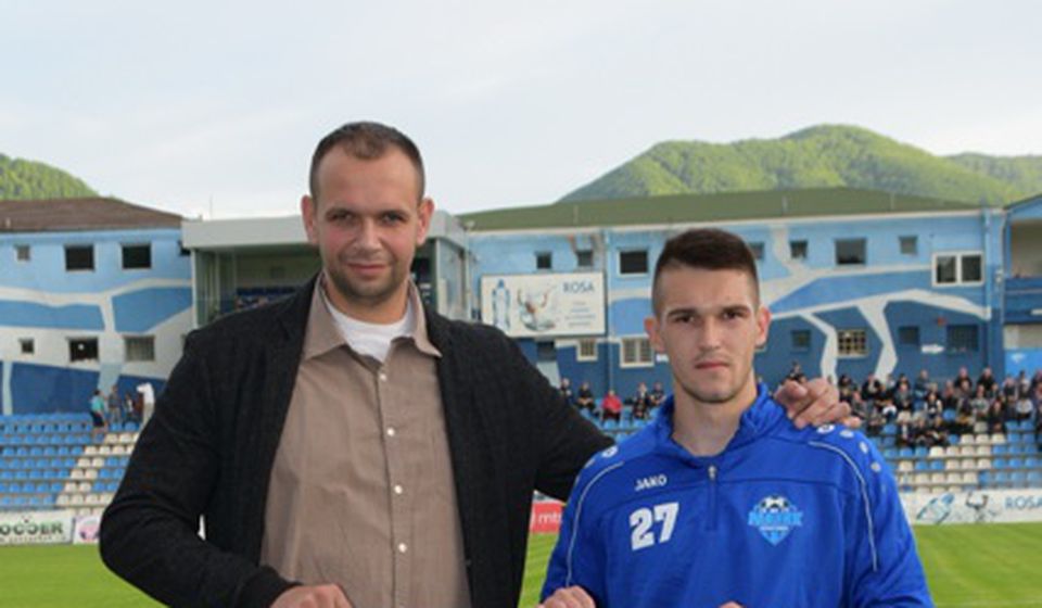 Igor Zlatanović odigrao stotu utakmicu u dresu surduličkog superligaša. Foto FK Radnik