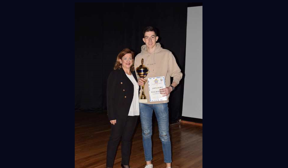 Branislav Banković je najsportista Surdulice. Foto Sportski savez opštine Surdulica