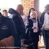 Sa protesta radnika Sportskog saveza i fudbalera Dinama u oktobru 2021. Foto Vranje News