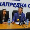 Slobodan Milenković na konferenciji za medije u sedištu SNS-a. Foto VranjeNews