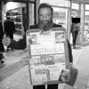 Dragan Stojanović Žuća na jednom od protesta u Vranju. Foto Vranje News