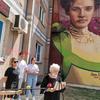 Ja sam Dara iz Jasenovca: Jelena Buhač Radojčlić na svečanosti povodom otkrivanja murala. Foto vranje.rs
