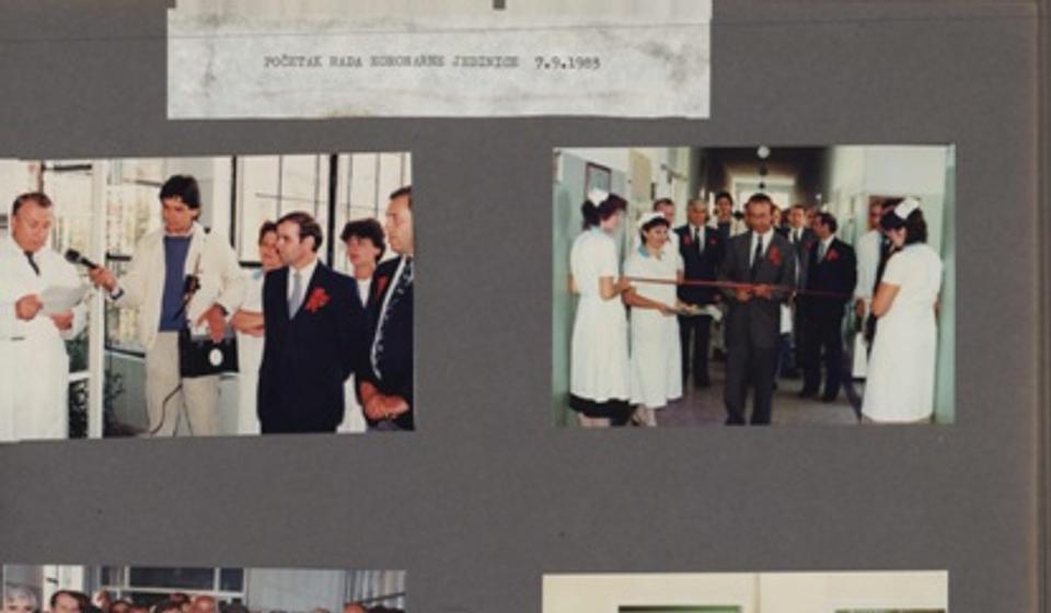 Otvaranje koronarne jedinice. Foto Istorijski arhiv 31. januar