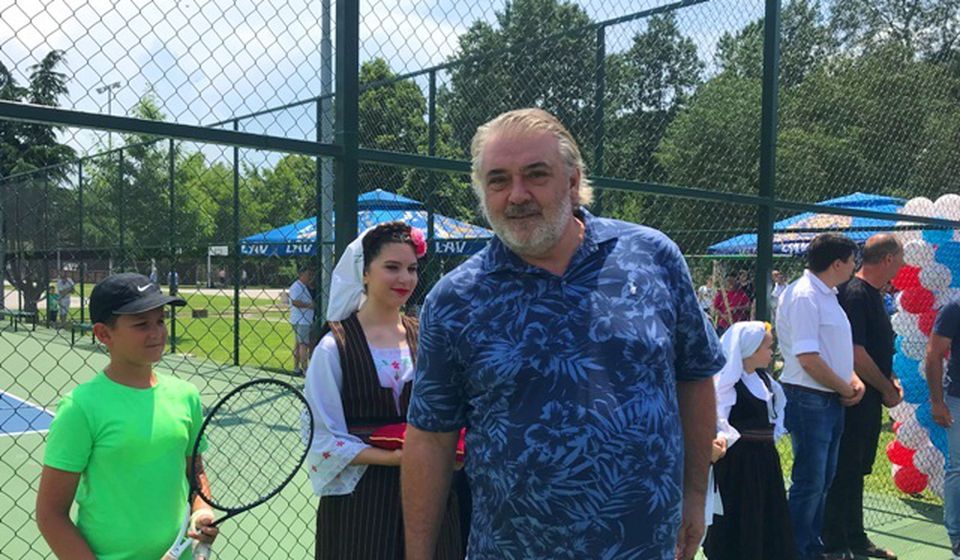 Boba je najveći promoter tenisa u Srbiji. Foto VranjeNews