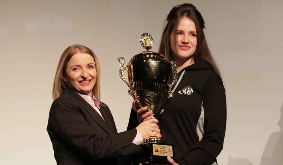 Odbojkašica Teodora najbolja sportistkinja Vranja u 2023. godini. Foto Vranje News
