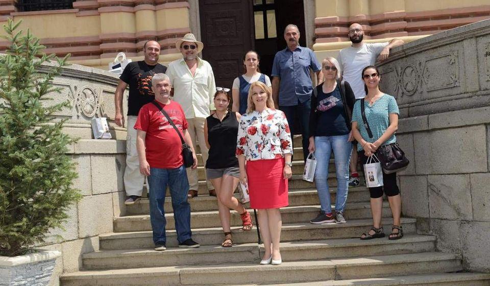 Učesnici likovne kolonije Vranje 2018. Foto Narodni univerzitet
