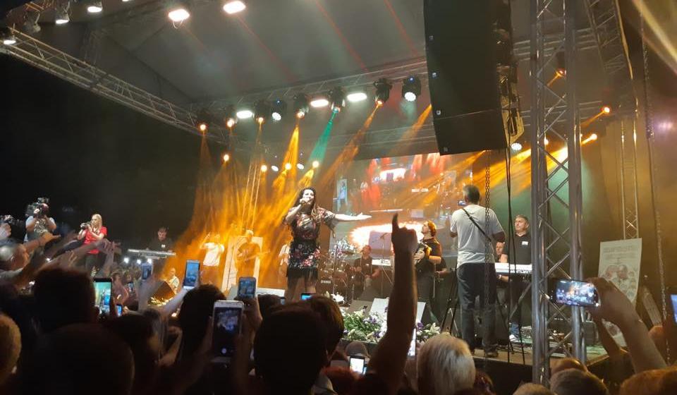 Atmosfera sa koncerta Dragane Mirković. Foto Grad Vranje