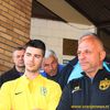 Vreme ljubavi: Luka Ratković i Dragan Antić u vreme protesta Dinama protiv lokalne vlasti. Foto VranjeNews