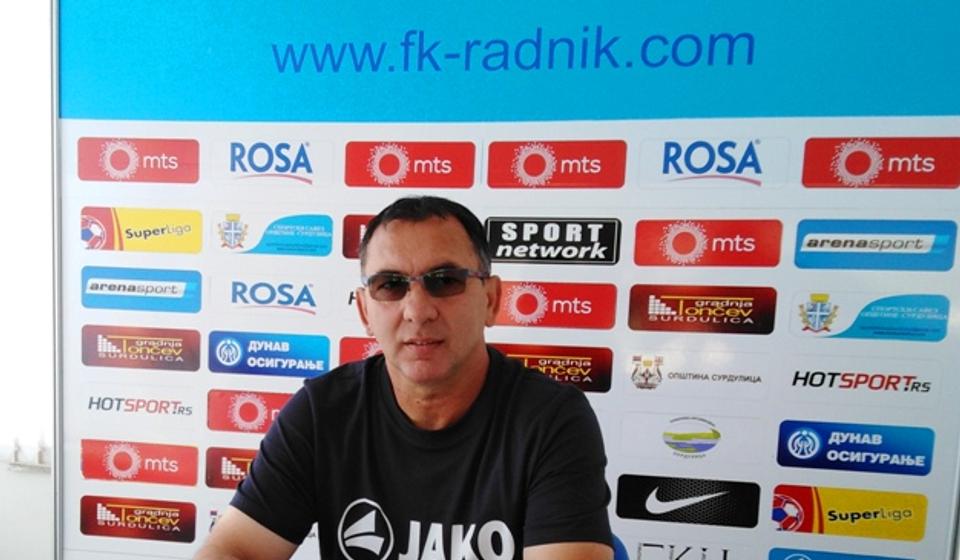 Slaviša Božičić. Foto FK Radnik