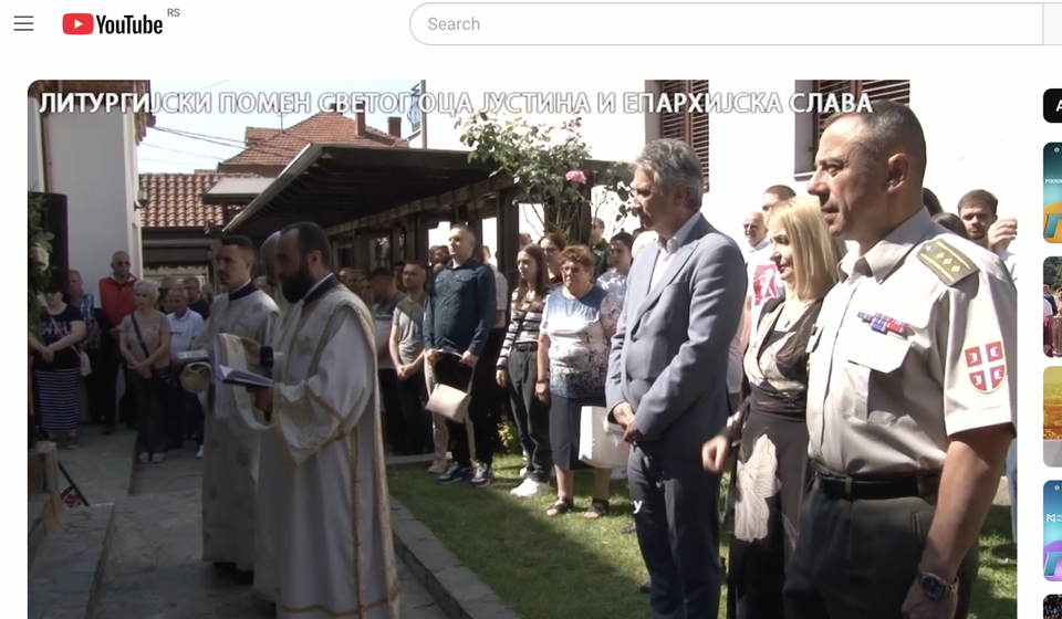 Nije fer: prvi kadar bez Mitro-gola, ovaj mitro-polita. Foto YouTube (printscreen stranice zvaničnog kanala RTV doo)