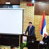 Gradski većnik za budžet i finansije Bojan Kostić na sednici lokalnog parlamenta. Foto VranjeNews