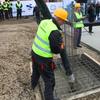 Detalj sa polaganja kamena temeljca za izgradnju prve zgrade za pripadnike snaga bezbednosti u Vranju. Foto Vranje News