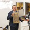 Vladimir Pištalo prima Nagradu Borisav Stanković u Vranju. Foto Vranje News