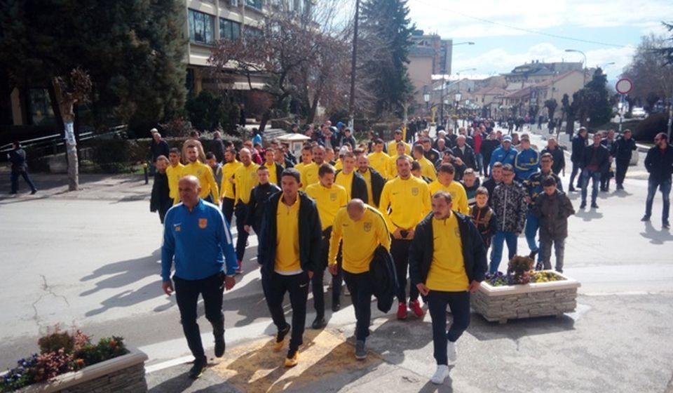 Martovski bunt fudbalera Dinama. Foto VranjeNews