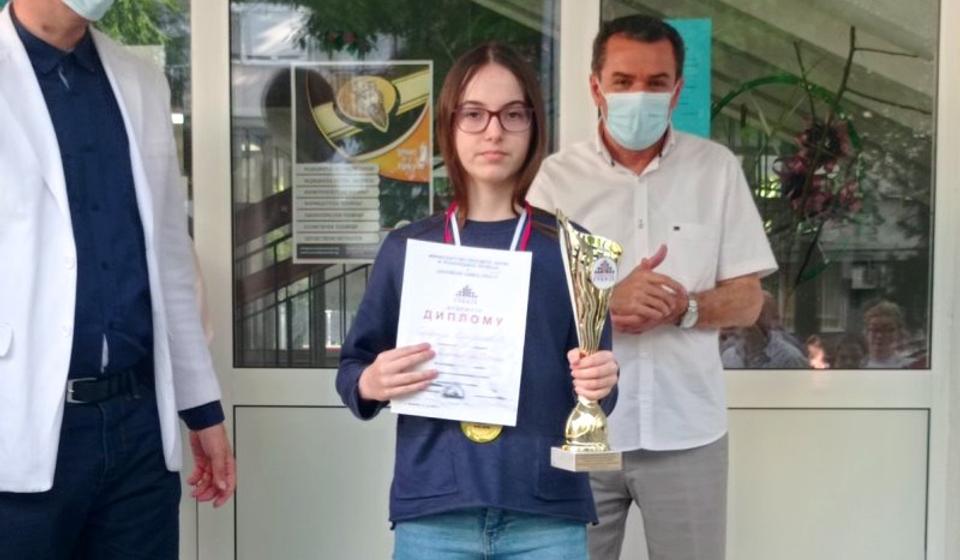 Najbolja u Srbiji: Sofija Stojanović. Foto lična arhiva