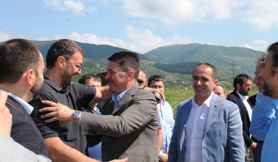 Detalj s početka izgradnje pristupnog puta u Industrijskoj zoni u maju 2018. Foto arhiva Vranje news