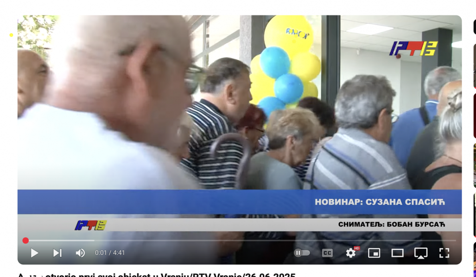 Stampedo za cegere sa pirinčem i nudlama. Fozo YouTube (printscreen kanal RTV doo)