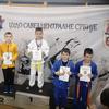 Vranjanci Nikola Ivanović i Novak Đorđević prvi i drugi u kategoriji starijih poletaraca. Foto Džudo klub Vranje