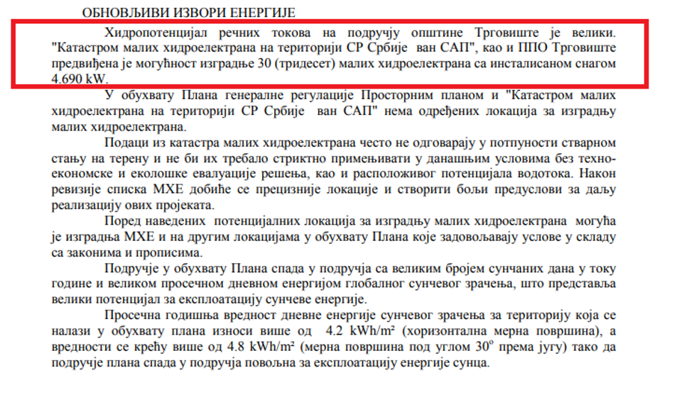 Evo šta je plan. Foto printscreen