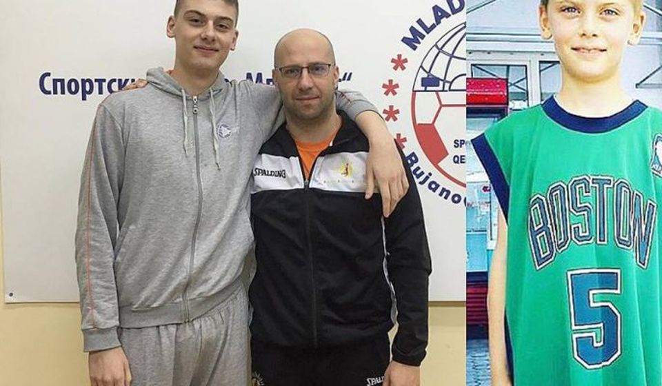 Danilo sa svojim trenerom. Foto Fejsbuk profil Nenada Stajića
