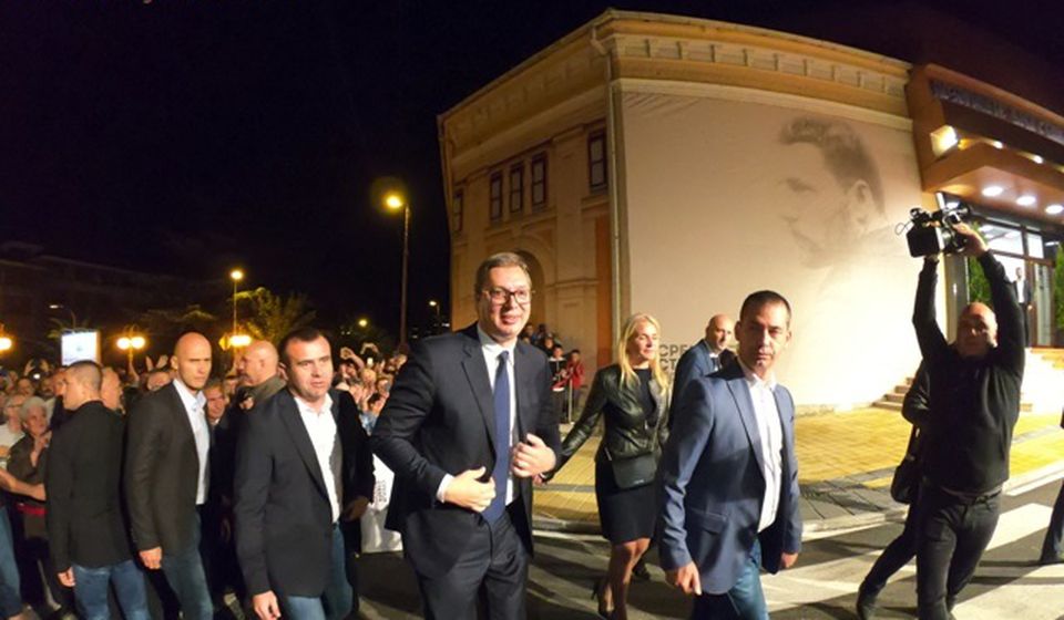 Vučić dolazi na otvaranje obnovljenog vranjskog teatra. Foto VranjeNews