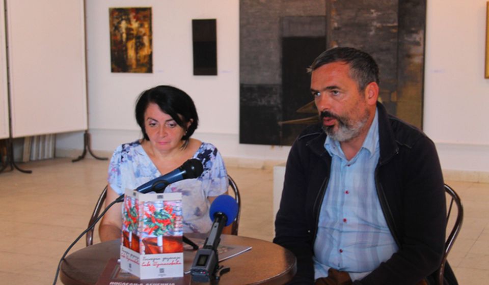 Mirjana Jovanović i Saša Stamenković na konferenciji za medije. Foto VranjeNews