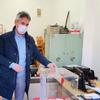 Slobodan Milenković na glasačkom mestu u "Karingtonki". Foto vranje.rs
