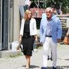 Milica Đurđević Stamenkovski dolazi na konferenciju za medije u Vranju u pratnji narodnog poslanika i potpredsednika IO Zavetnika Dragana Nikolića Nike. Foto Vranje News