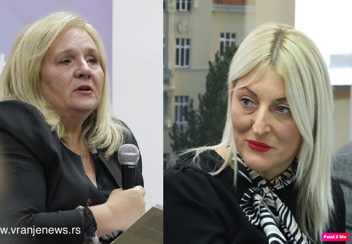 Olivera Đorđević (levo) umesto Suzane Mišić Stanković. Foto Vranje news